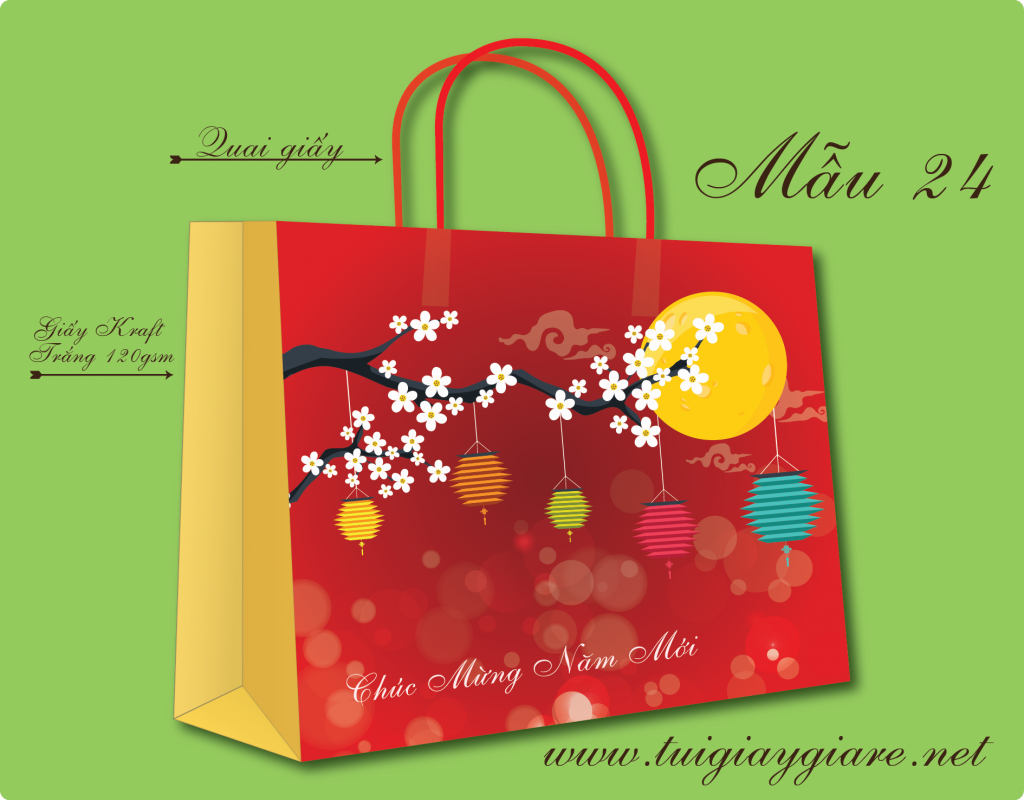 Túi giấy tết 2018