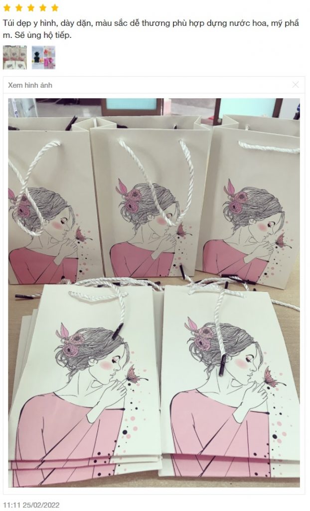 Túi giấy in họa tiết - Patterned paper bags
