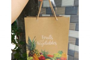 Túi giấy phù hợp các mặt hàng trái cây, hoa quả, rau sạch