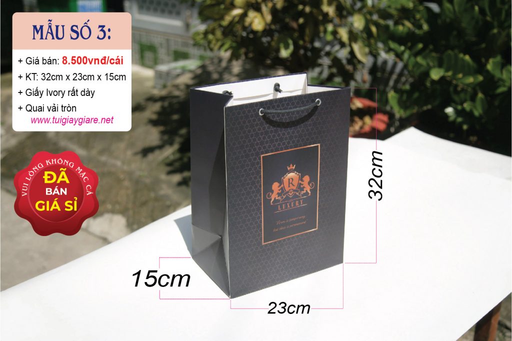 Túi giấy đựng rượu ngoại nhập