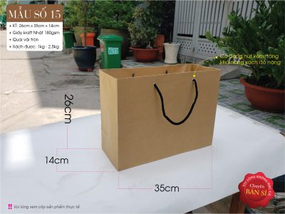 Túi thích hợp đựng quần áo thời trang hoặc sản phẩm tường đối nhẹ