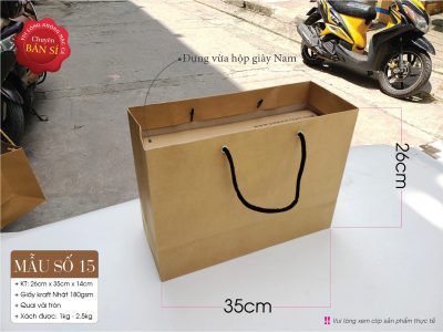 Túi đựng hộp giày nam do cty Vũ Thị sản xuất