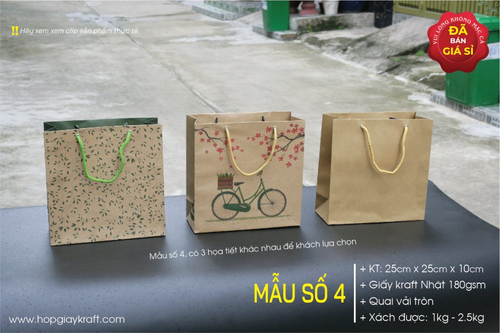 Túi giấy kraft vuông