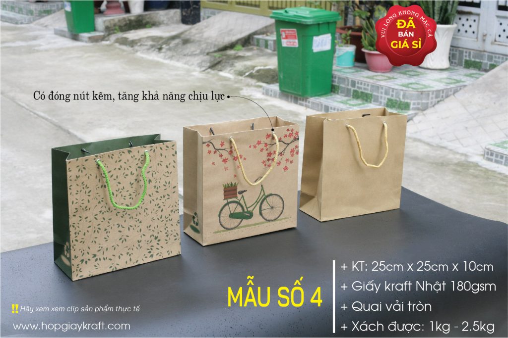 Túi giấy kraft vuông