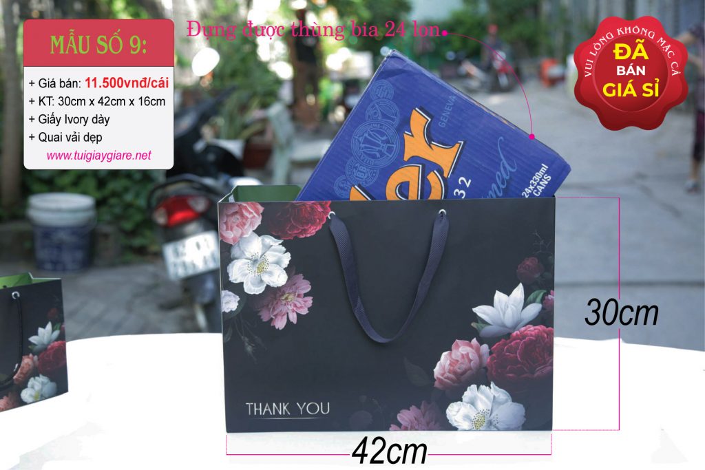 Túi giấy ngang size XL