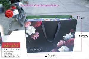 Túi có kích thước to và chắc chắn. Đựng vừa & xách được thùng bia 24 lon