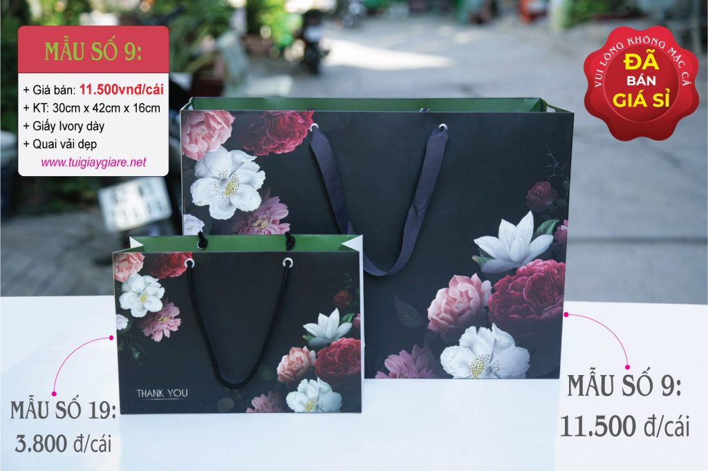 Túi giấy ngang size XL