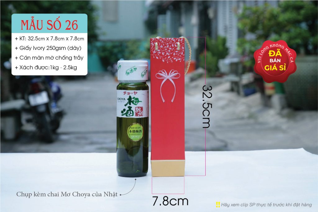 Túi đựng rượu vang 750ml