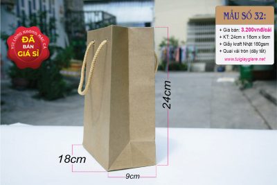 Túi giấy kraft nâu