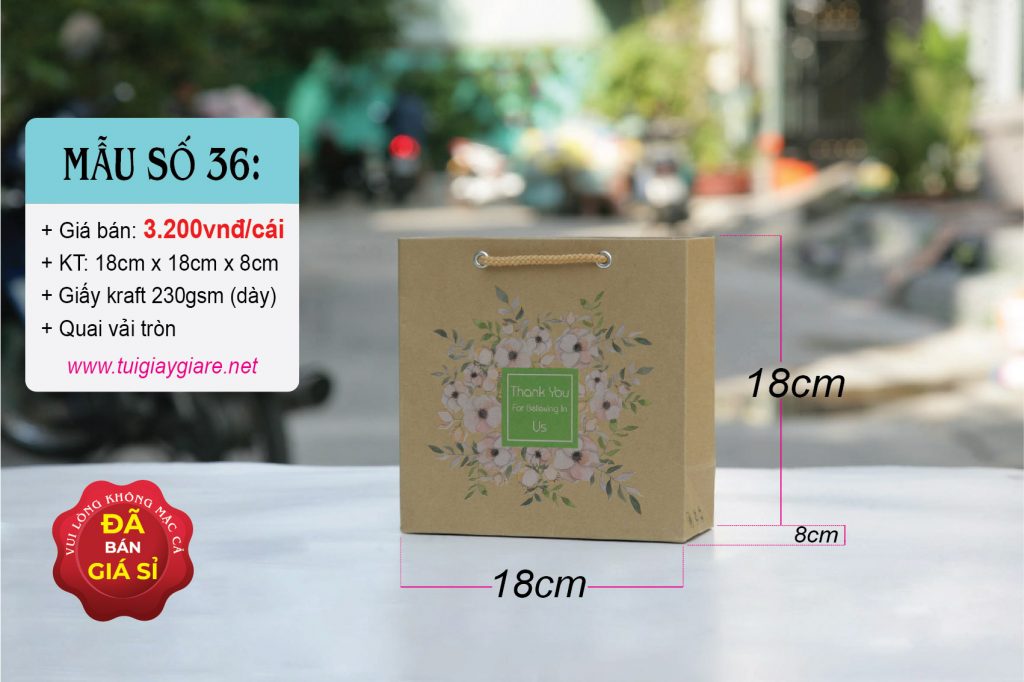 Túi giấy kraft nâu