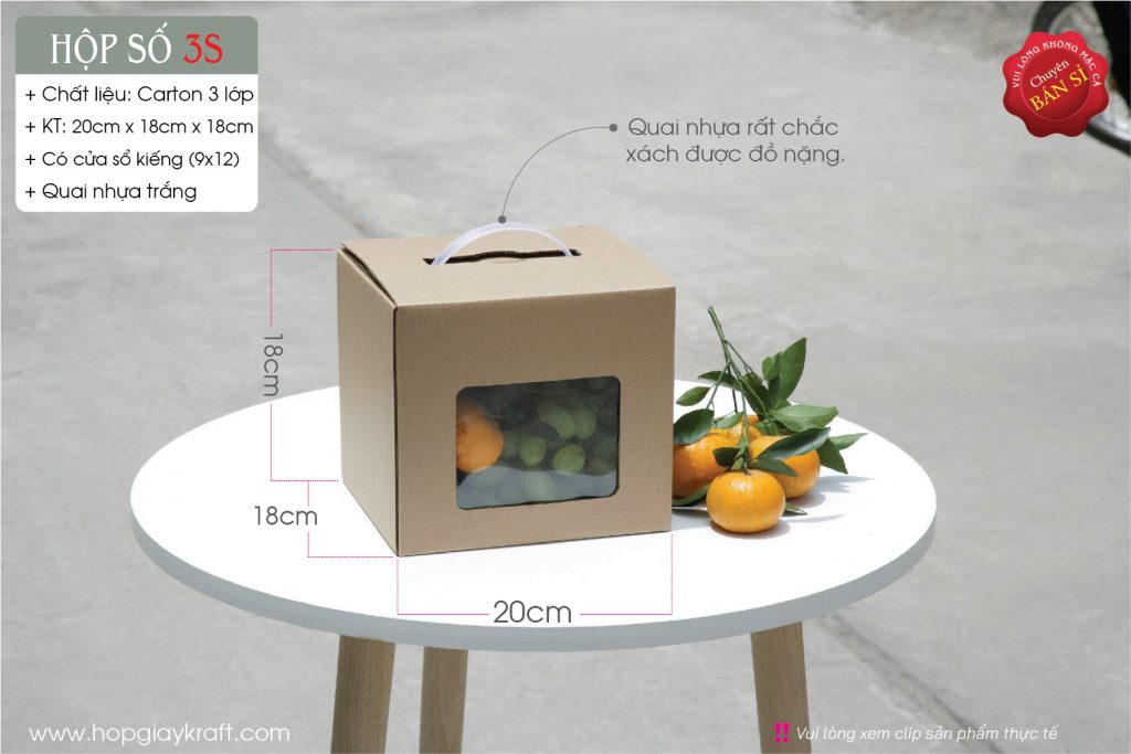 Hộp carton đựng trái cây