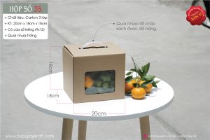 Hộp carton đựng trái cây