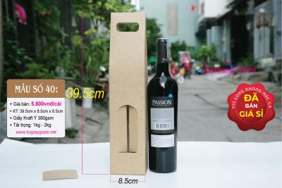 Hộp đựng rượu vang 750ml