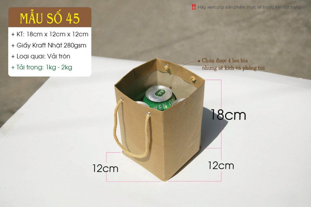 Square bottom paper bag