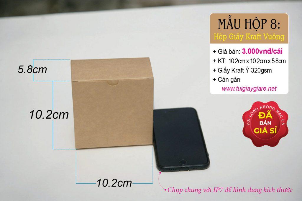 Hộp giấy kraft vuông