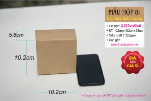 Hộp giấy kraft vuông