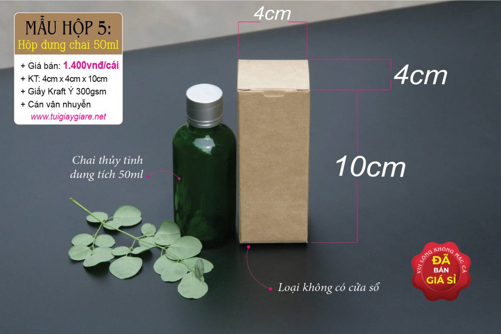 Chai thủy tinh 50ml