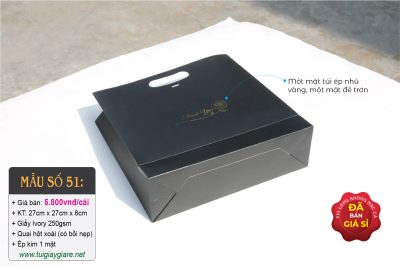 Túi giấy đen cao cấp