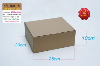Hộp giấy carton đựng áo thun