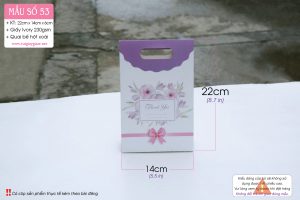 Cosmetic paper bags