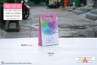 Túi giấy đựng quà tặng mỹ phẩm