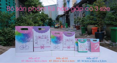 Cosmetic paper bags