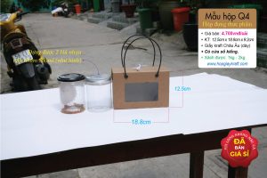 Hộp đựng thực phẩm - khô mực, hạt điều, đậu phộng, hủ nhựa 500ml