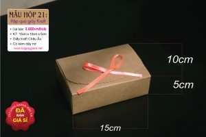 Hộp quà giấy kraft
