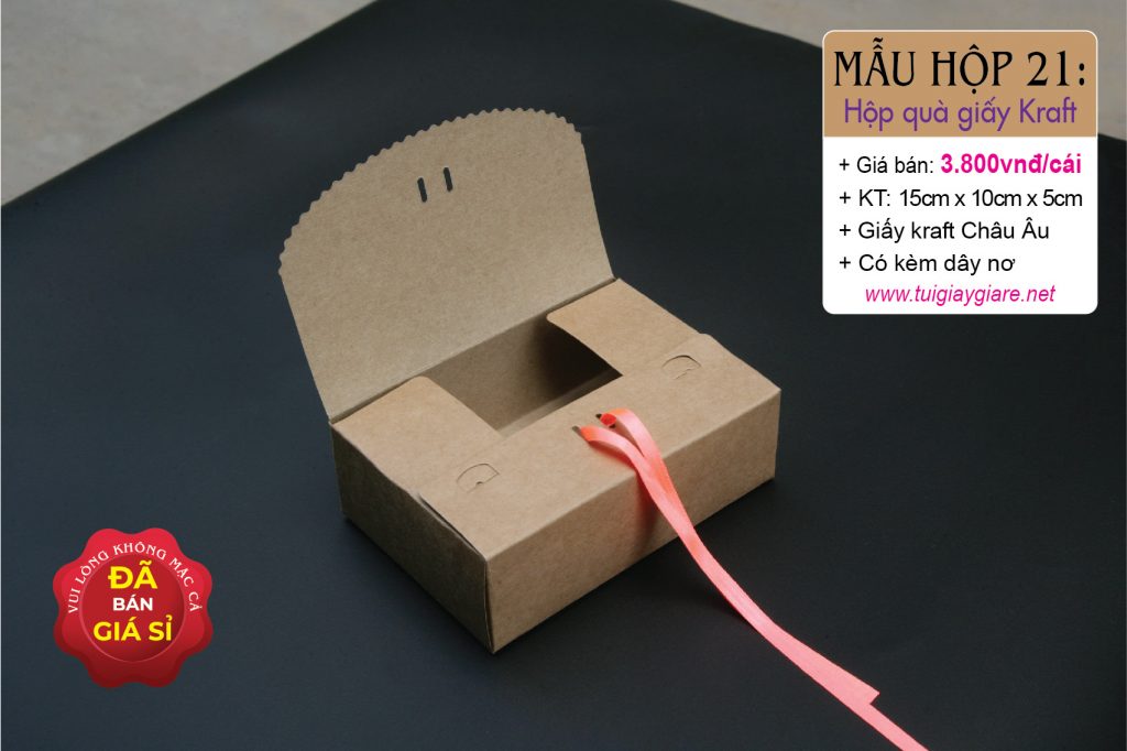 Kraft paper boxs www.tuigiaygiare.net