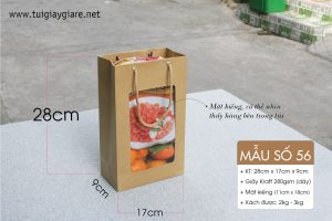 Túi giấy có mặt kiếng