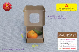 kraft box mini