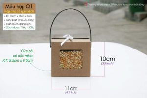 Hộp Q1: Hộp giấy kraft mini