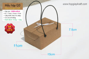 Hộp Q3: Hộp quà ngang