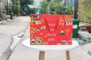 Mẫu 9: Túi giấy ngang size XL