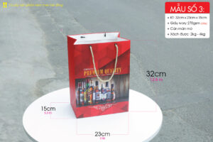Mẫu 3: Túi giấy đứng size L