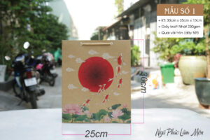 Mẫu 1: Túi giấy môi trường